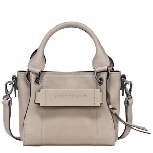 Beige Longchamp 3D Xs Women Handbag | Ksa-815BIFJMG