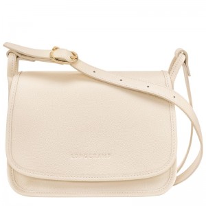 Beige Longchamp Le Foulonné M Women Crossbody Bag | Ksa-019TYMEPW