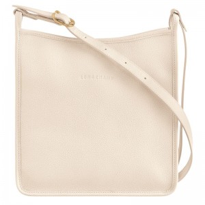 Beige Longchamp Le Foulonné M Women Crossbody Bag | Ksa-945GIWRZD