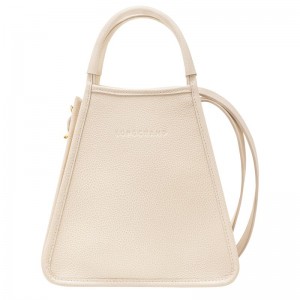 Beige Longchamp Le Foulonné S Women Handbag | Ksa-350MGYDXW