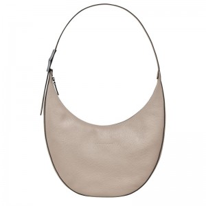 Beige Longchamp Le Roseau Essential L Women Crossbody Bag | Ksa-598YFEAVB