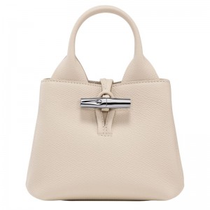 Beige Longchamp Le Roseau Xs Women Handbag | Ksa-754CZILVF