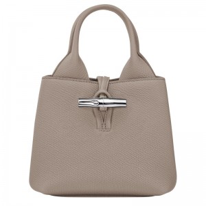 Beige Longchamp Le Roseau Xs Women Handbag | Ksa-736WOKLVR