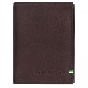 Beige Longchamp Sur Seine Men Wallet | Ksa-375GLFZSK