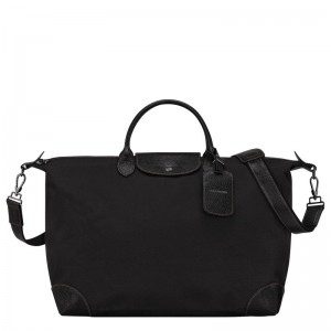 Black Longchamp Boxford L Women Travel Bag | Ksa-107UVKRLZ