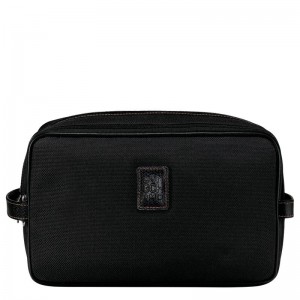 Black Longchamp Boxford Men Toiletry Bags | Ksa-983KODINL