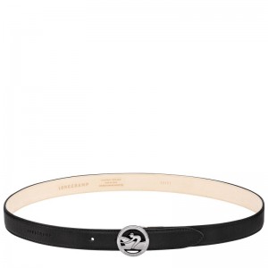 Black Longchamp La Médaille Women Belt | Ksa-238VOJIUQ