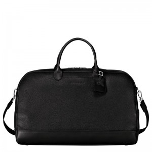Black Longchamp Le Foulonné L Men Travel Bag | Ksa-231RGTYFW