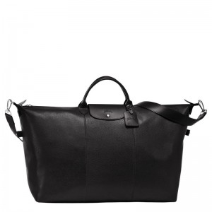Black Longchamp Le Foulonné L Men Travel Bag | Ksa-056XFWCKS