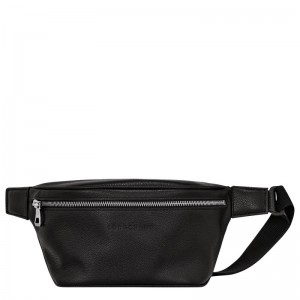 Black Longchamp Le Foulonné M Women Belt Bag | Ksa-257MAJVPK