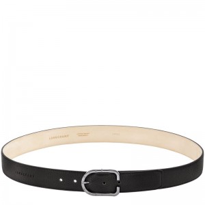 Black Longchamp Le Foulonné Men Belt | Ksa-972PJOECU