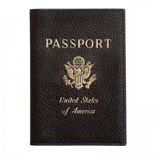 Black Longchamp Le Foulonné Men Passport Holder | Ksa-134AWJECR