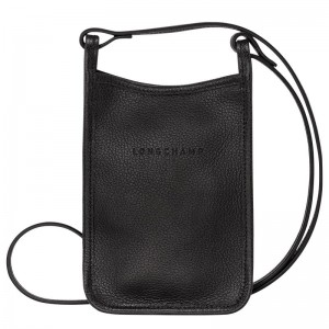 Black Longchamp Le Foulonné Men Phone Case | Ksa-324PKJDEF