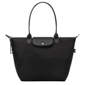Black Longchamp Le Pliage Energy L Women Tote Bag | Ksa-216LHYXRA