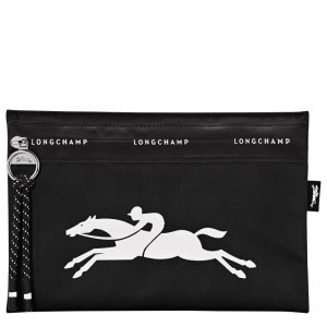 Black Longchamp Le Pliage Energy Men Pouch | Ksa-650HPJMXB
