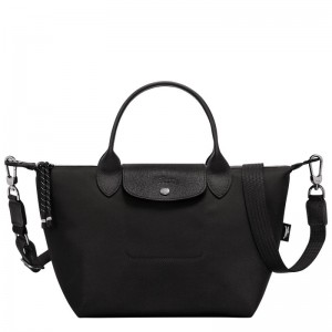 Black Longchamp Le Pliage Energy S Men Handbag | Ksa-187EWSKML