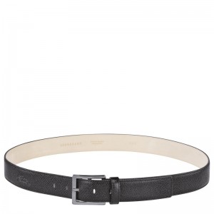 Black Longchamp Le Pliage Men Belt | Ksa-214HETNYK