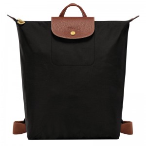 Black Longchamp Le Pliage Original M Women Backpack | Ksa-103ILNBJM