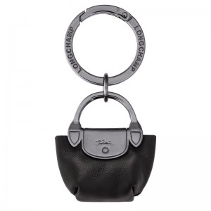 Black Longchamp Le Pliage Xtra Men Key Rings | Ksa-739LKWUPG