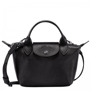 Black Longchamp Le Pliage Xtra Xs Women Handbag | Ksa-517TDIFYS