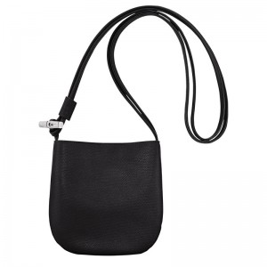 Black Longchamp Le Roseau S Women Crossbody Bag | Ksa-603XRNLMW