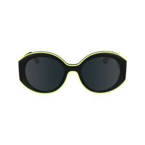 Black Longchamp Plant Based Resin Women Sunglasses | Ksa-935VNKEGR