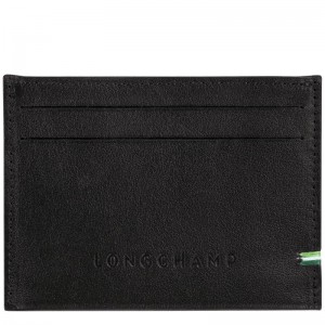Black Longchamp Sur Seine Men Card Holder | Ksa-594OPBRCQ