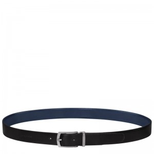 Black / Navy Longchamp Delta Box Men Belt | Ksa-907GBNOZT