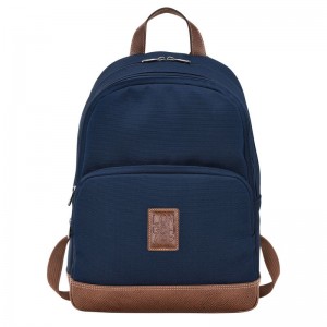 Blue Longchamp Boxford Men Backpack | Ksa-258VONESK