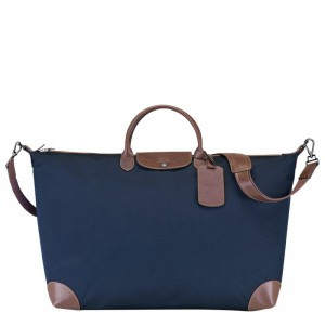 Blue Longchamp Boxford Xl Men Travel Bag | Ksa-034PUXHVS