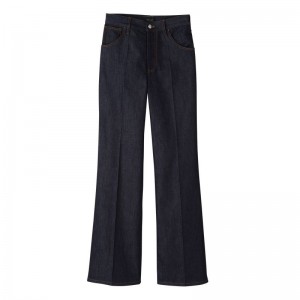 Blue Longchamp Denim Women Jeans | Ksa-908URCOWH