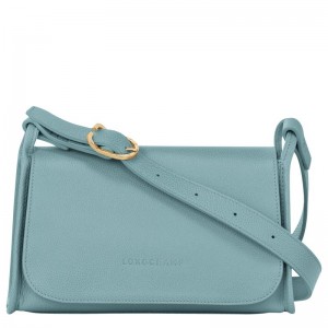 Blue Longchamp Le Foulonné M Women Crossbody Bag | Ksa-643XDEPJF