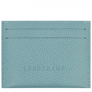 Blue Longchamp Le Foulonné Men Card Holder | Ksa-549CLQAKH