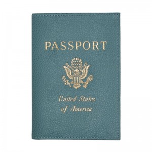 Blue Longchamp Le Foulonné Women Passport Holder | Ksa-589MQCIDB