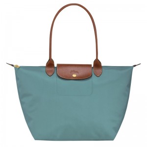 Blue Longchamp Le Pliage Original L Women Tote Bag | Ksa-139YLBSJV