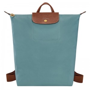 Blue Longchamp Le Pliage Original M Women Backpack | Ksa-856UOBNES