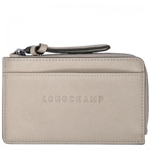 Brown Longchamp 3D Men Card Holder | Ksa-984UIKJCF