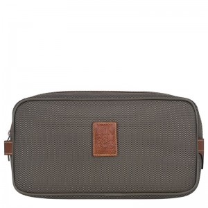 Brown Longchamp Boxford Women Toiletry Bags | Ksa-247XVNYLO