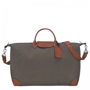 Brown Longchamp Boxford Xl Men Travel Bag | Ksa-659CKHYXQ