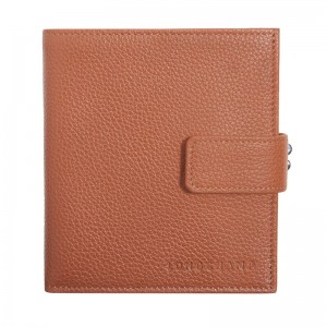 Brown Longchamp Le Foulonné Compact Women Wallet | Ksa-215XOFHWB