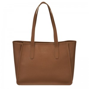 Brown Longchamp Le Foulonné L Women Tote Bag | Ksa-563YEGUDO