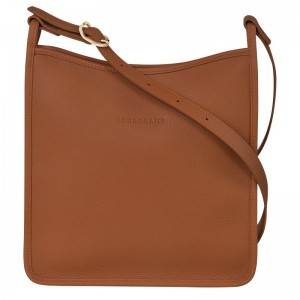 Brown Longchamp Le Foulonné M Women Crossbody Bag | Ksa-650QCZIDV