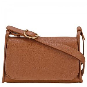 Brown Longchamp Le Foulonné M Women Crossbody Bag | Ksa-021DFAKRV