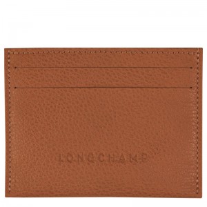 Brown Longchamp Le Foulonné Men Card Holder | Ksa-206LDATFG