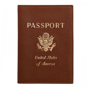 Brown Longchamp Le Foulonné Men Passport Holder | Ksa-980OAQCUK