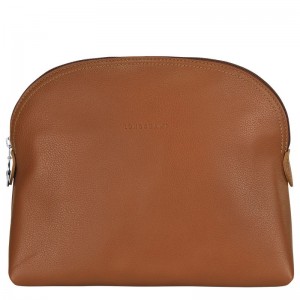 Brown Longchamp Le Foulonné Men Toiletry Bags | Ksa-926YQULSB