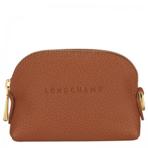 Brown Longchamp Le Foulonné Women Coin Purse | Ksa-463VGNHXT