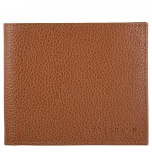Brown Longchamp Le Foulonné Women Wallet | Ksa-654GAVZPL