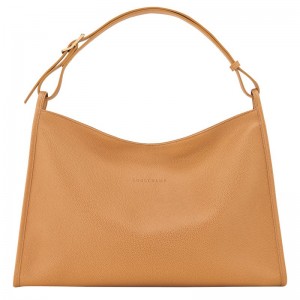 Brown Longchamp Le Foulonné Xl Women Shoulder Bag | Ksa-951MBLUXO