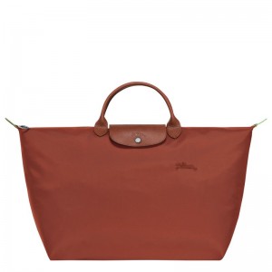 Brown Longchamp Le Pliage Green L Women Travel Bag | Ksa-690ZUOGIN
